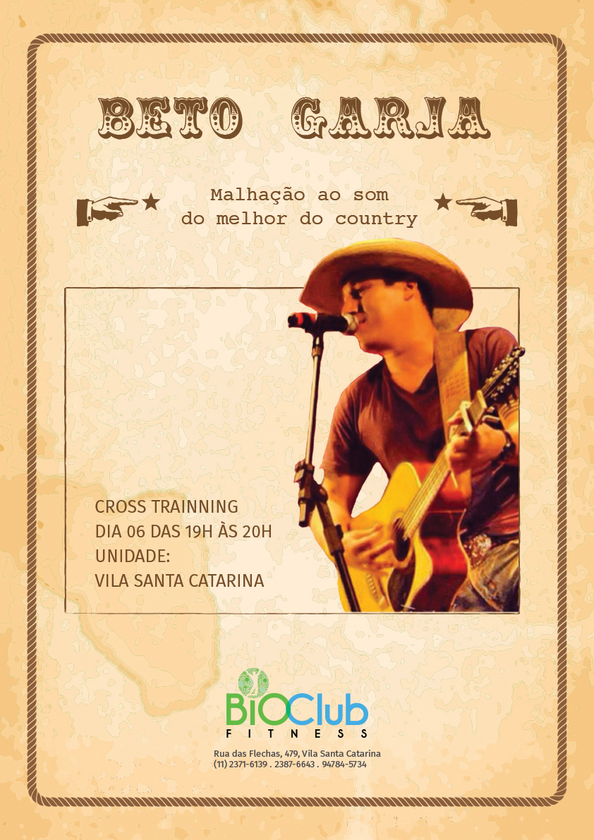 Cross Trainning com Beto Garja ao vivo