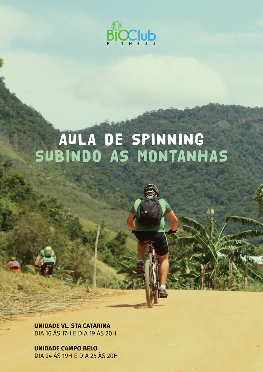 Spinning nas montanhas
