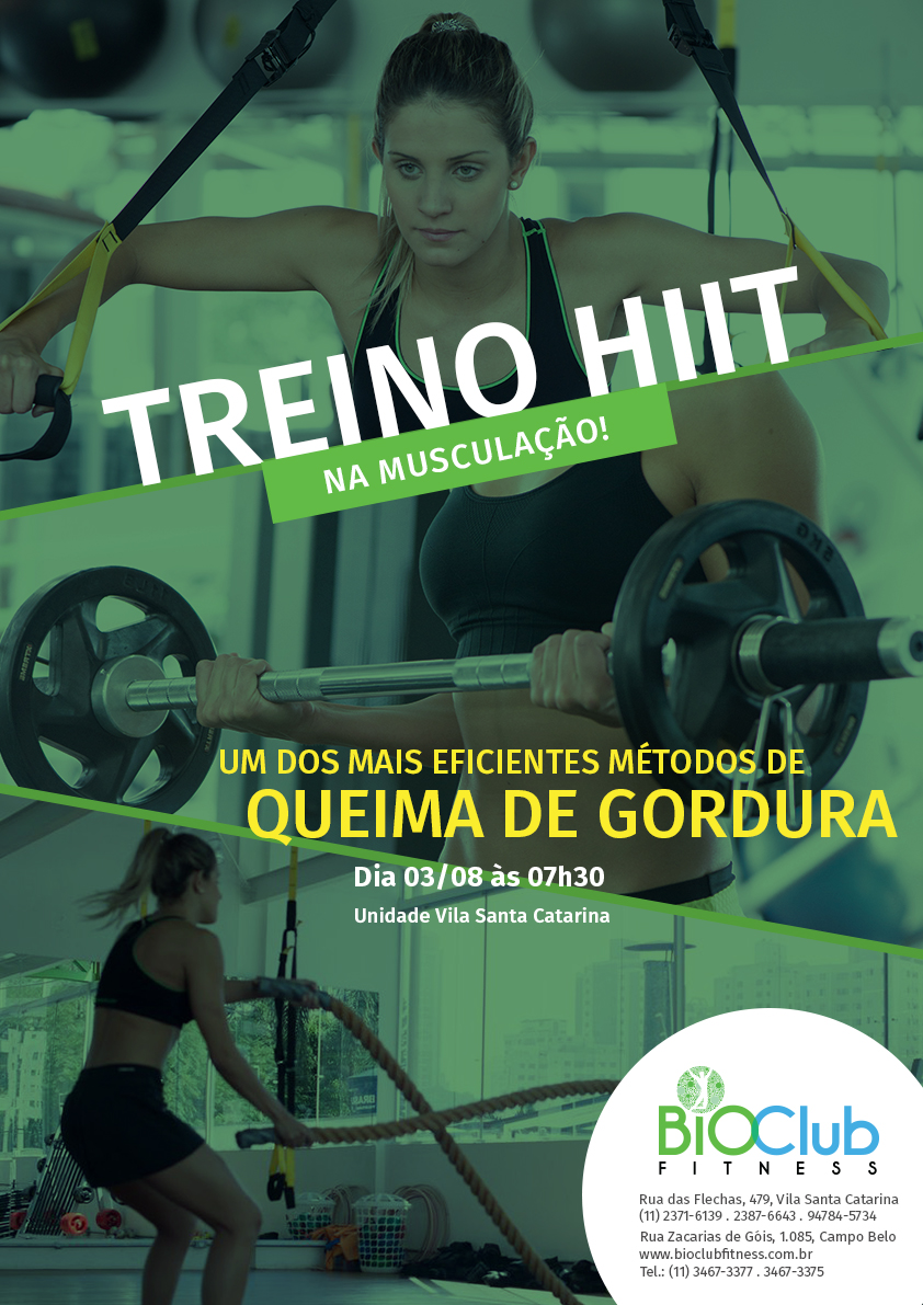 BIO HIIT Agosto – Vila Santa Catarina