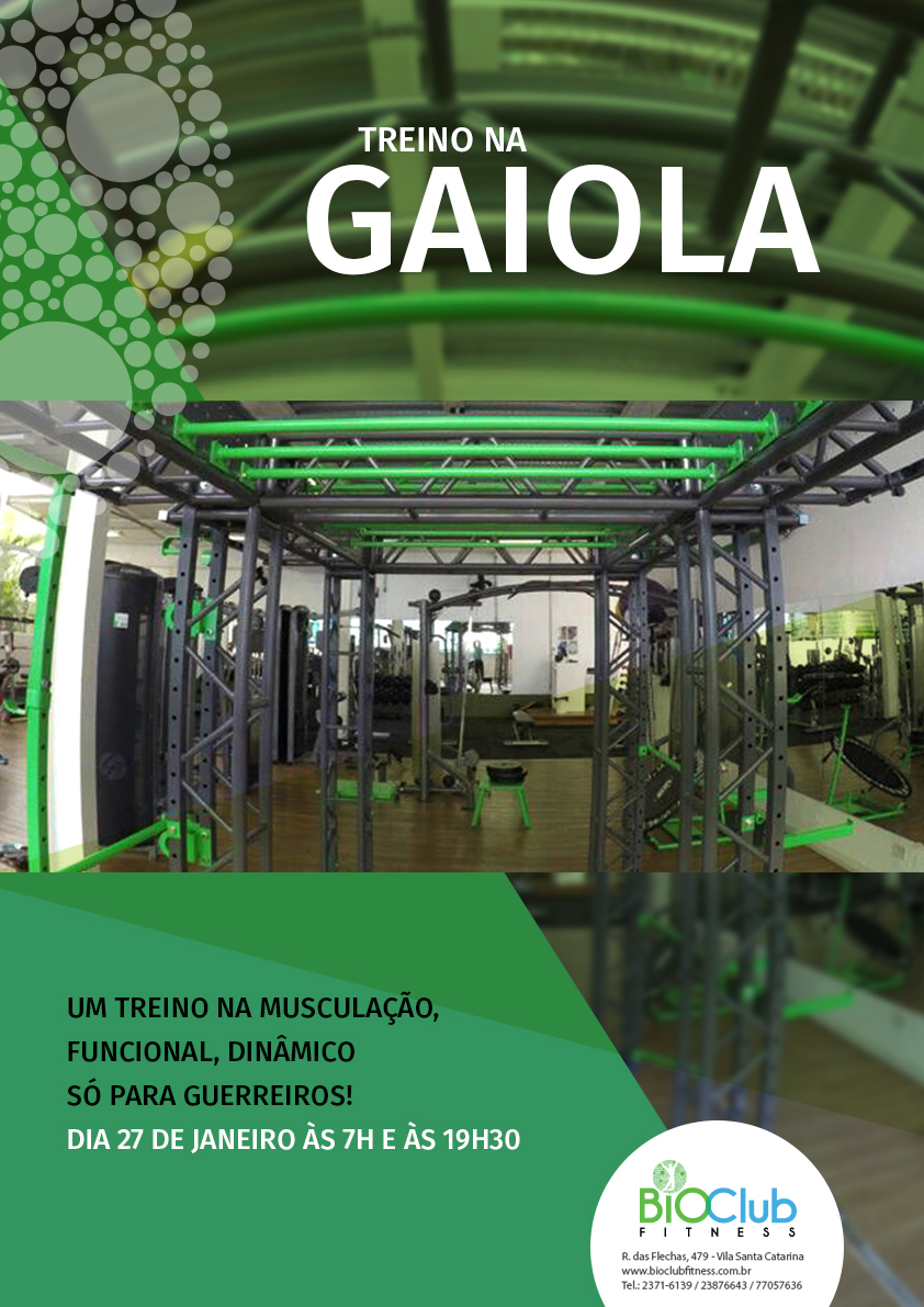 Musculação na gaiola