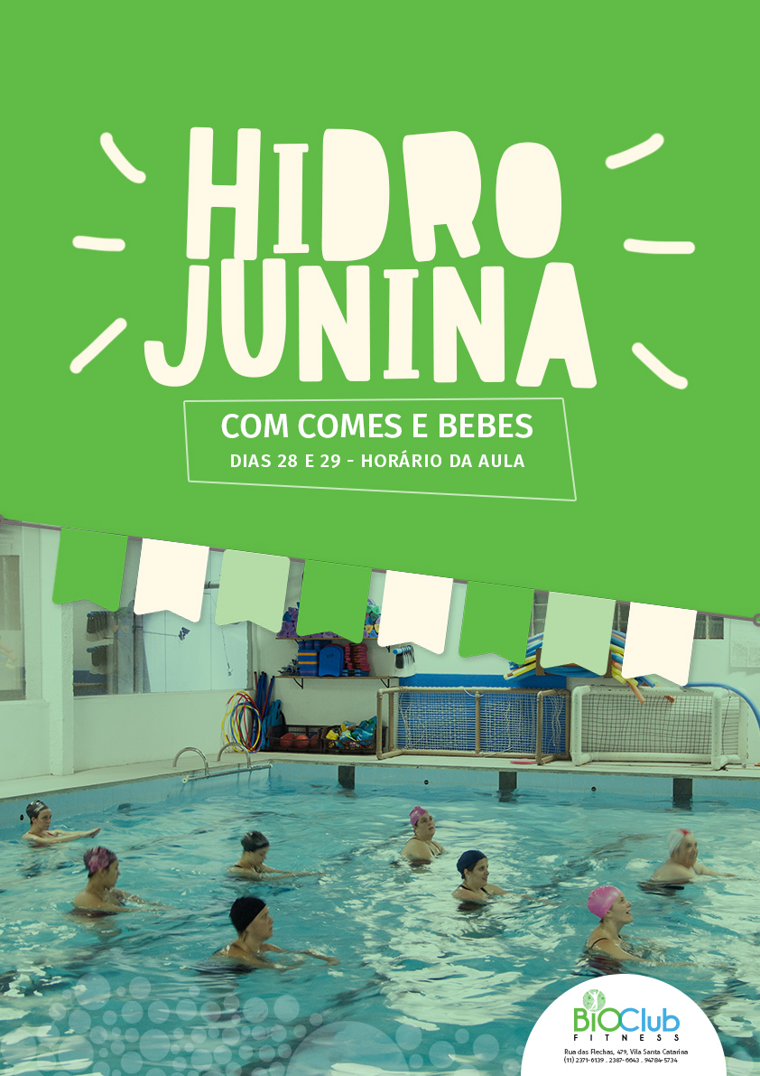 Hidro junina com comes e bebes