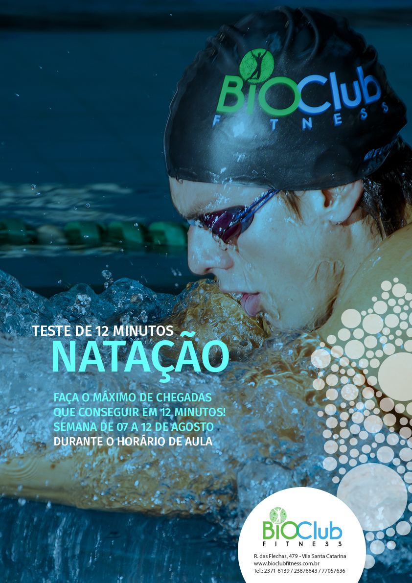 Teste 12 minutos natação