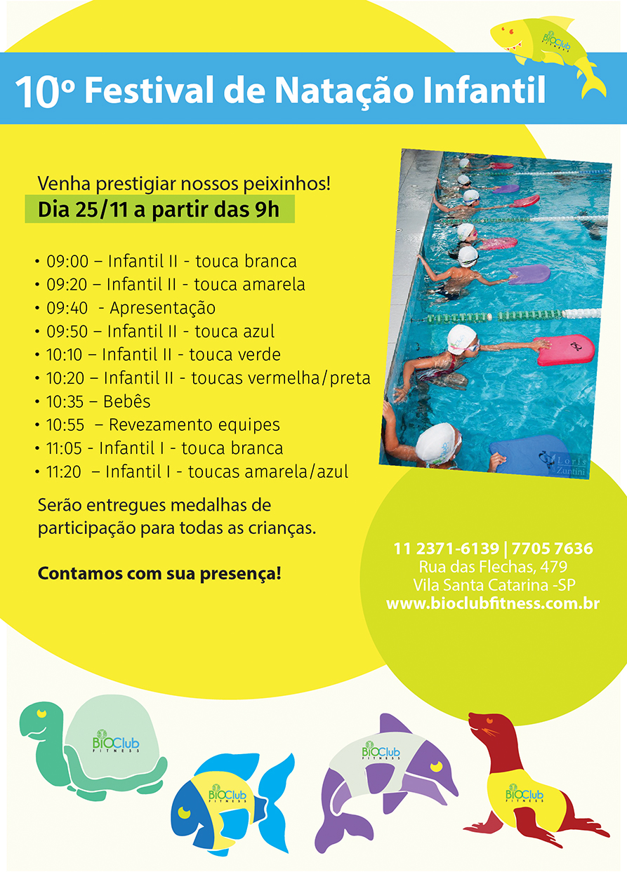 Festival de Natação Infantil